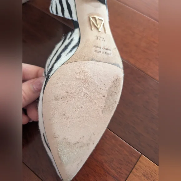 Tamara Mellon Zebra Patterned Heels - Picture 8 of 12